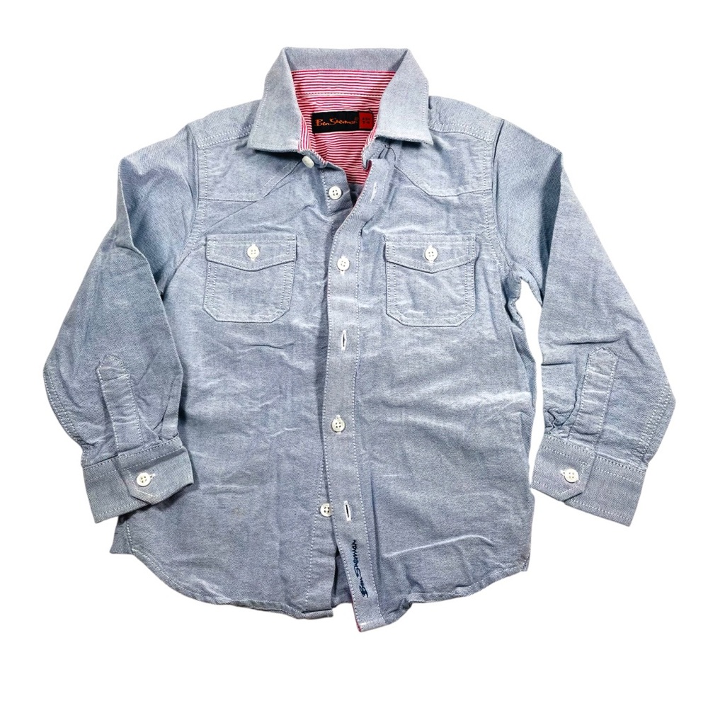 NWOT Ben Sherman Light Blue Kids Button Down Shirt